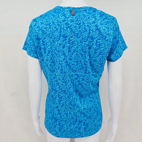 Nike Running Women's Dri-Fit Tee Blue M - Picture 2 of 5